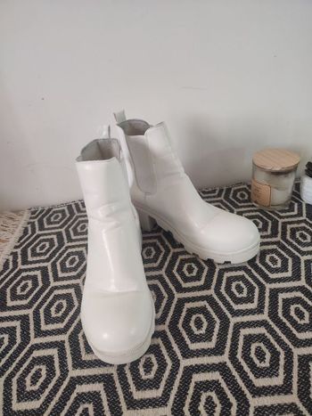 Bottines blanches 41