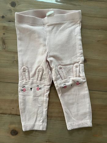 Legging rose lapin h&m 9 mois