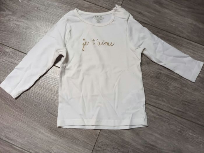 T-shirt kiabi 12 mois