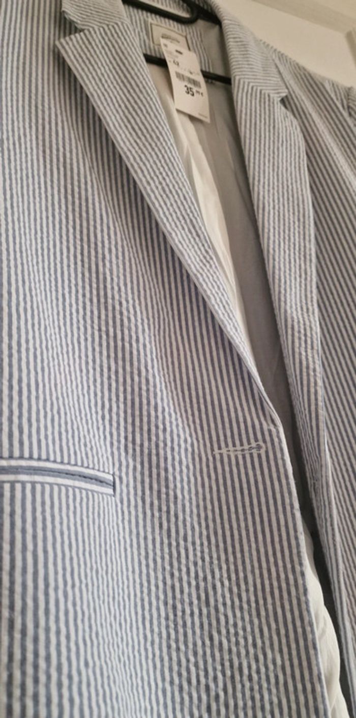 Blazer rayures bleu - photo numéro 2