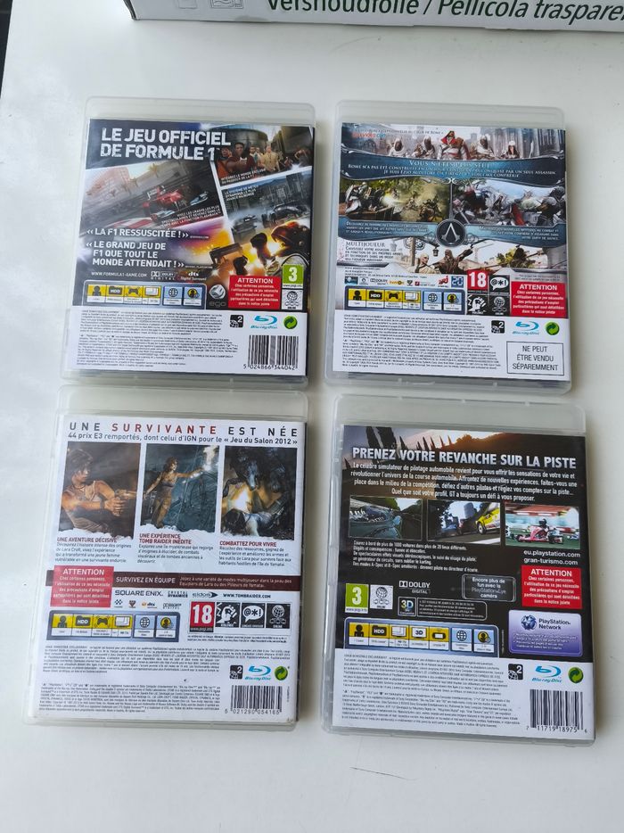 Lot de jeux PS3  Call of duty, Naruto, tomb raider, need for speed, assassins Creed, formula 1, gran turismo, dead island riptide - photo numéro 3