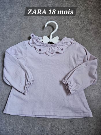 Blouse manches longues 18 mois zara