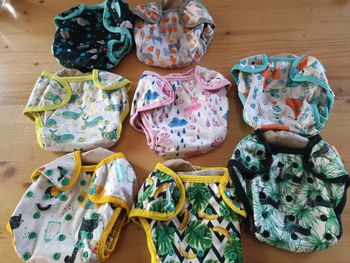 Lot 8 couches lavables Happy flûte