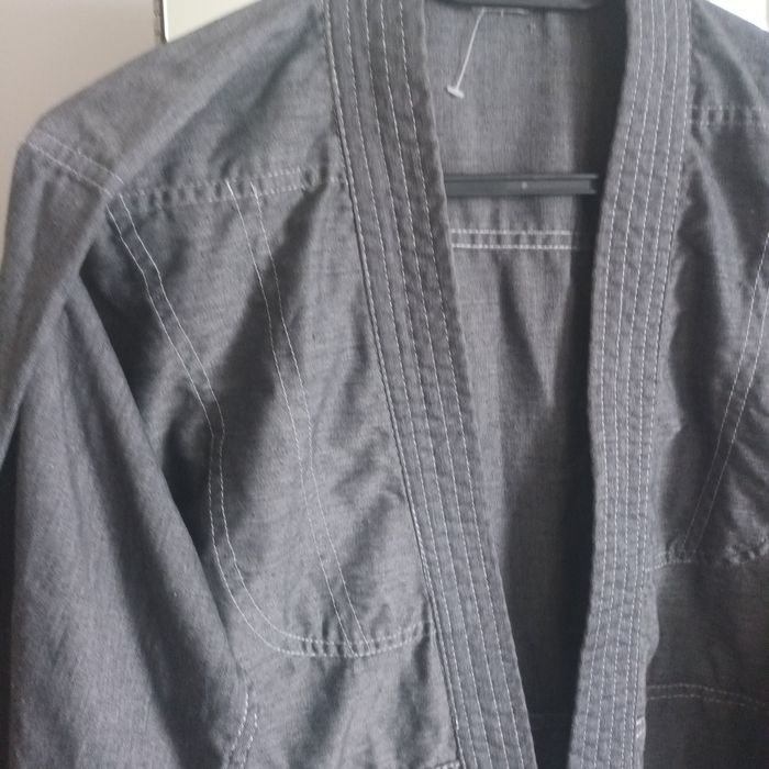 Look tendance surchemise grise casual T42/44..coton et polyester - photo numéro 4