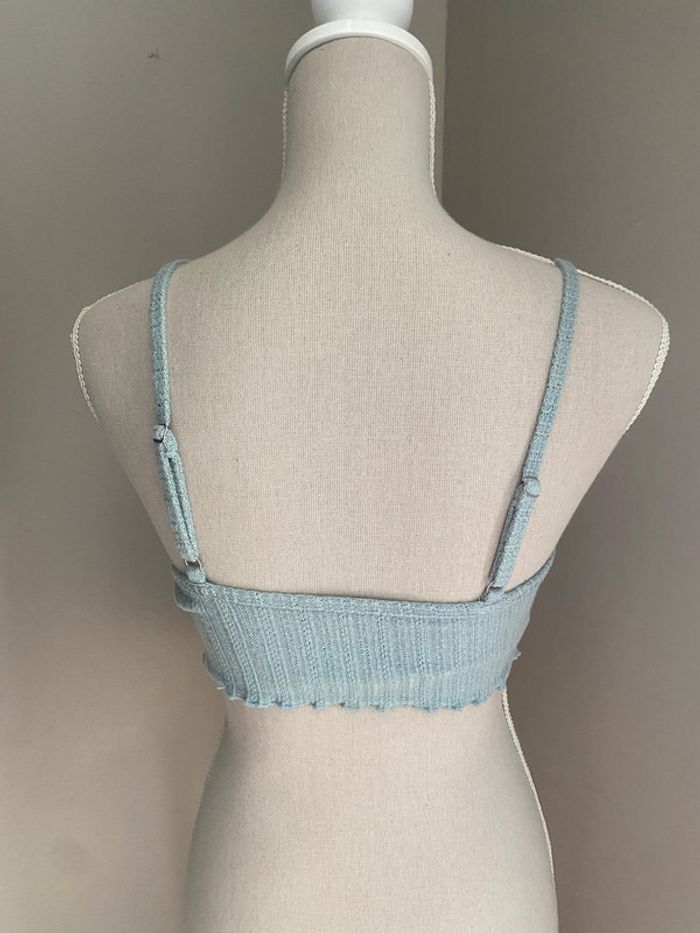 Débardeur crop top brassière intégrée - photo numéro 4