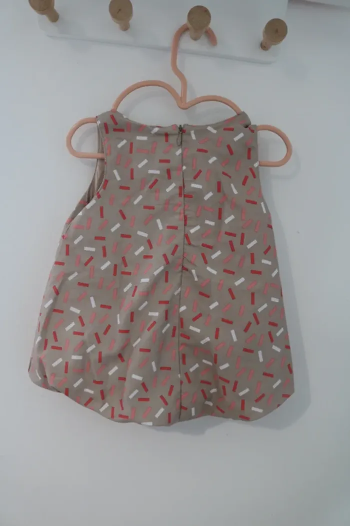 Ensemble bodies Petit bateau, robe Ma boutique plus et gilet Kitchoun 6 mois - photo numéro 4