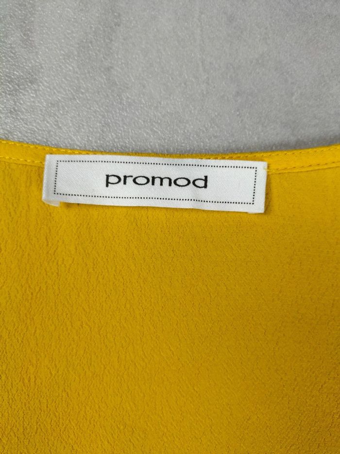 Top sans manches Promod jaune moutarde – Taille 42 - photo numéro 3