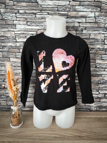 🖤 T-shirt ML Kiabi Love en 5 ans 🖤