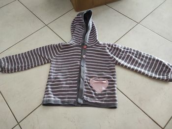 Gilet à capuche réversible 4 ans Vertbaudet