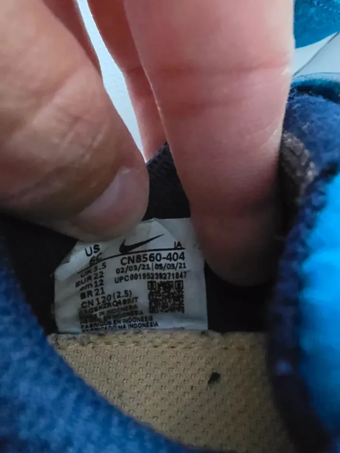 Basket nike bleu canard - photo numéro 6