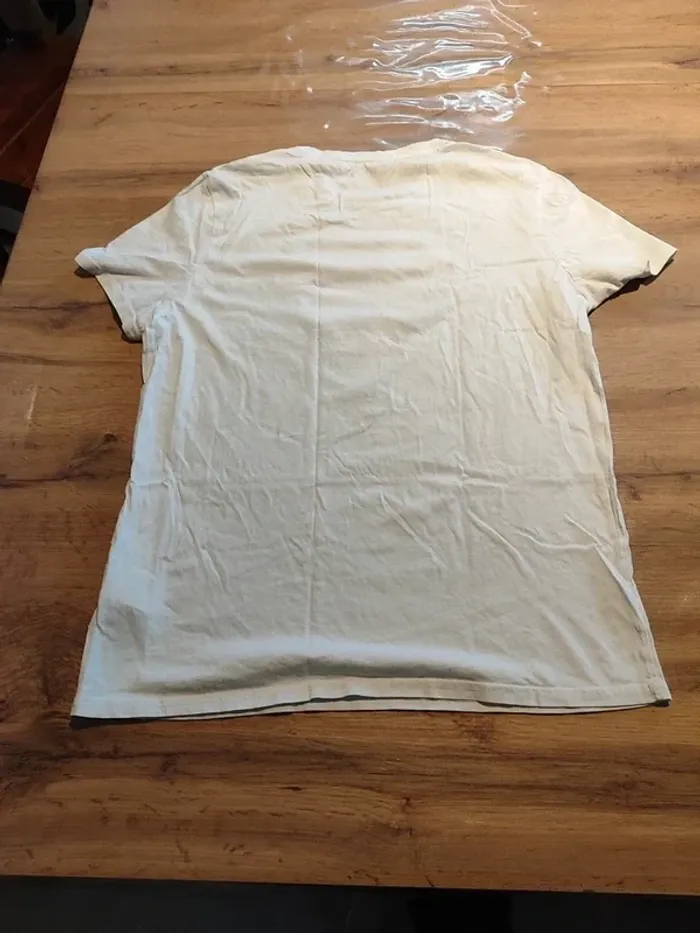 T-shirt G-Star Raw blanc imprimé Taille XS. Le style urbain et décontracté ! - photo numéro 2