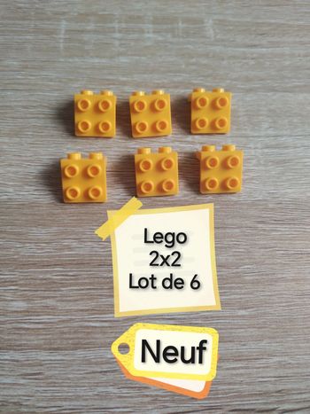 Lego 2x2 lot de 6