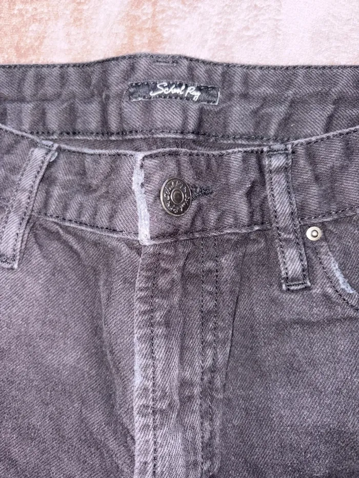 Short en jean noir femme taille S school Rag en très bon état - photo numéro 4