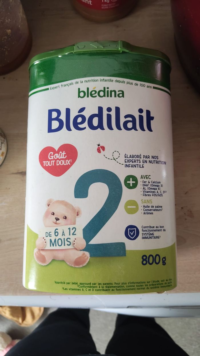 voite lait bledilait 2 eme age