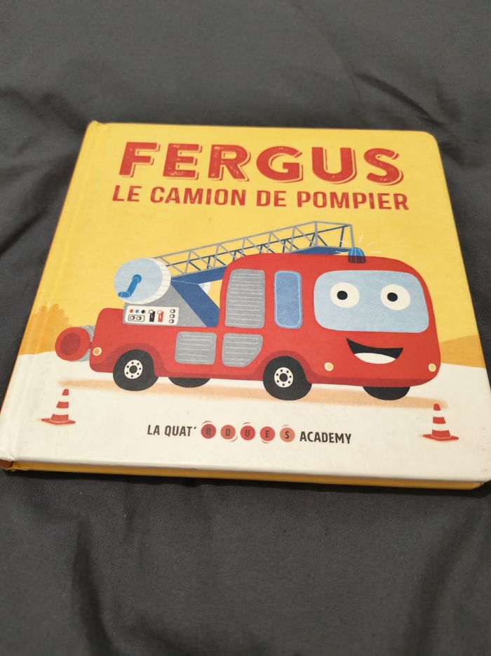Livre "Fergus le camion de pompier"