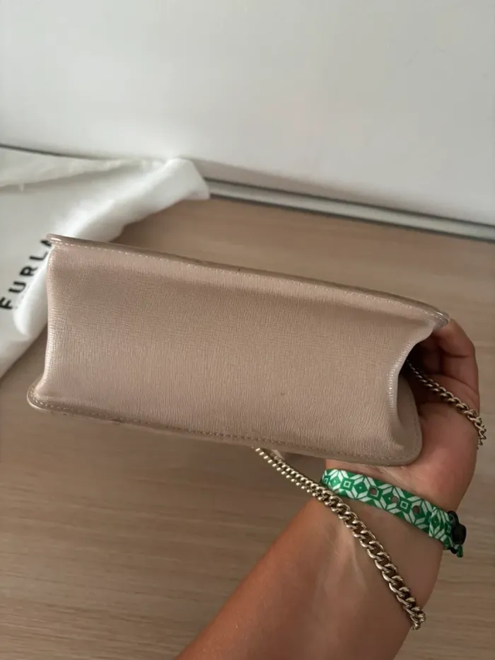 Sac à main et porte-monnaie Furla beige - photo numéro 9