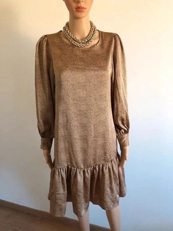 Robe casual imprimée neuve à manches longues Molly Bracken taille XS (valeur 67€)