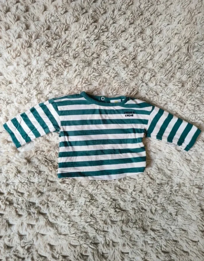 Tee shirt à rayures tao