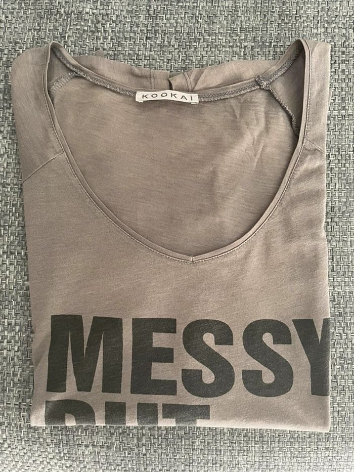 T-shirt gris Kookaï - photo numéro 2