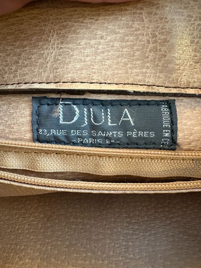 Sac à main en cuir marron vintage - photo numéro 6