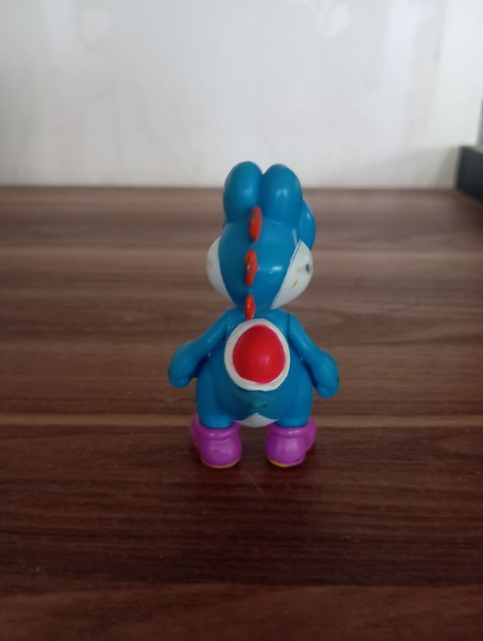 Figurine Super Mario Nintendo Yoshi Bleu 7cm - photo numéro 4
