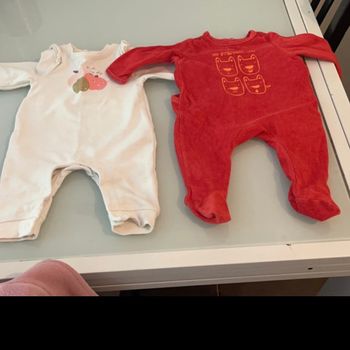 2 pyjama 3 mois épais