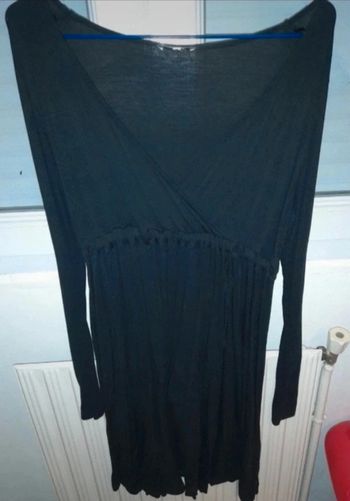 Robe noire de maternité