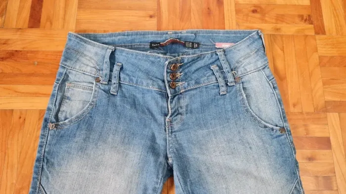 Jeans femme taille basse Zara T36 - photo numéro 2