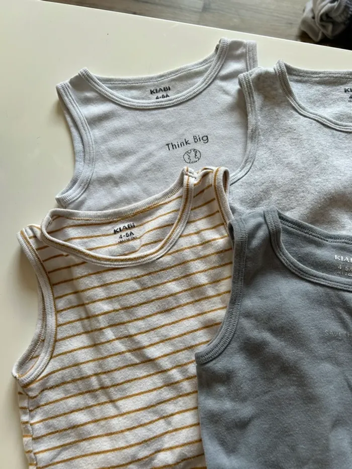 Lot maillots de corps sans manches - photo numéro 2