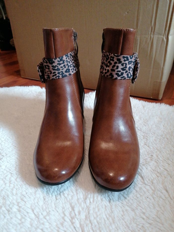 Bottines femme léopard - photo numéro 2