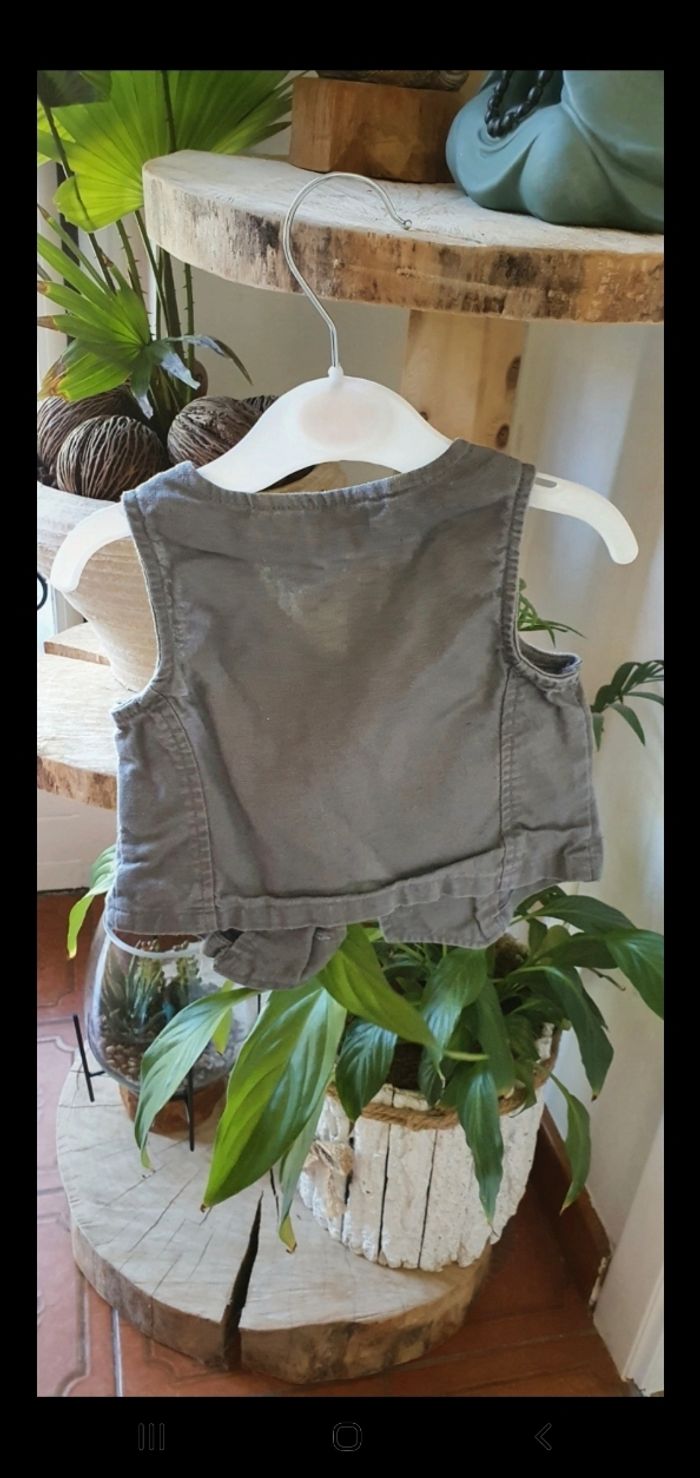 Petit gilet gris - photo numéro 2