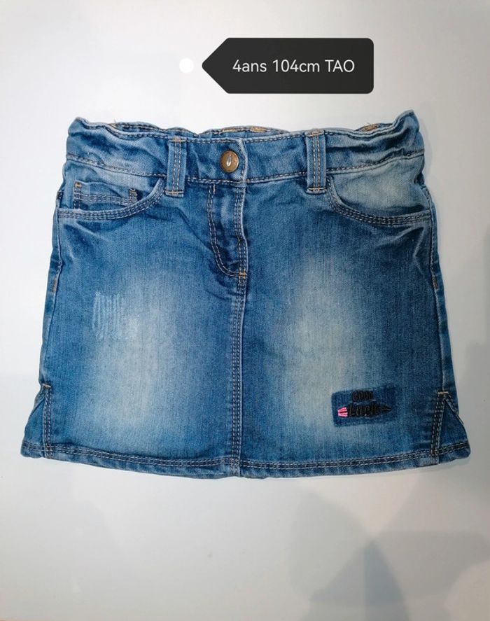 Jupe en jeans Tao 4ans 104cm