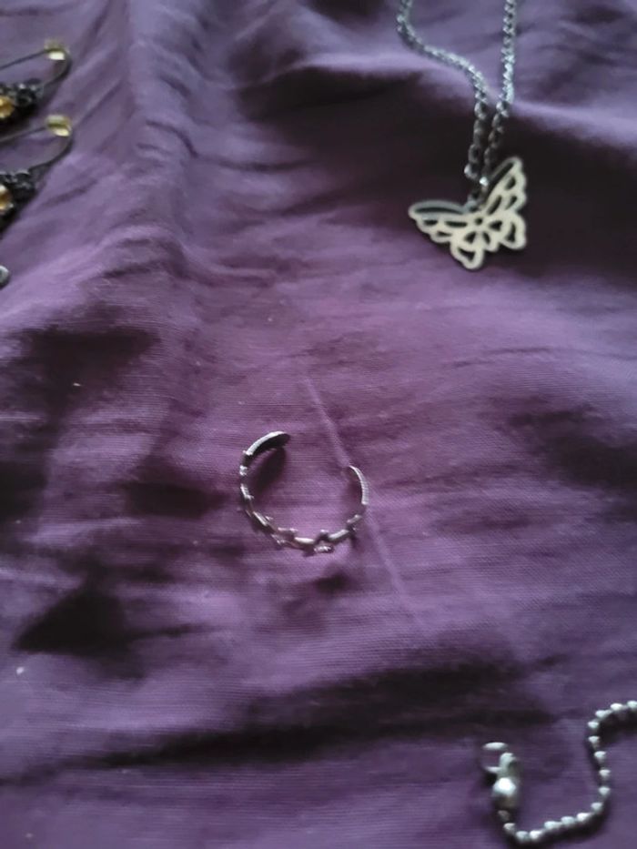 Collier papillon et bague étoile - photo numéro 2