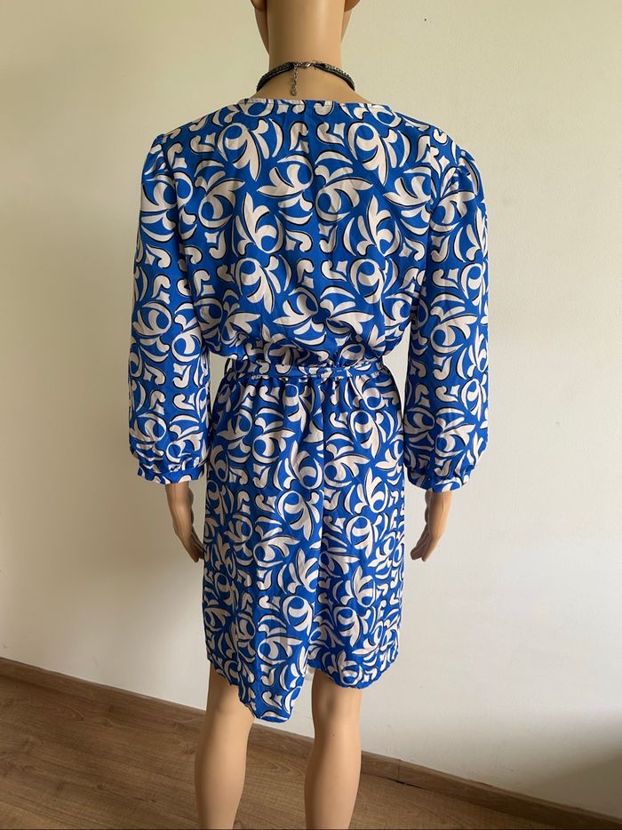 Robe bleue et blanche neuve Morgan taille 42 (valeur 80€) - photo numéro 5