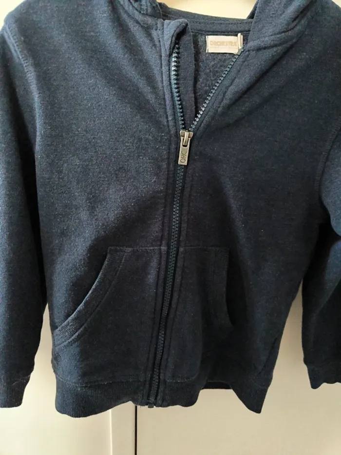 Veste zippée à capuche. Orchestra 6ans - photo numéro 3