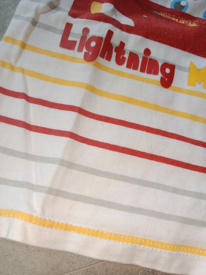 Lot de 2 t-shirts Cars, 6 mois - photo numéro 2