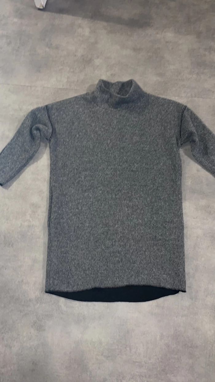 Pull col roulé