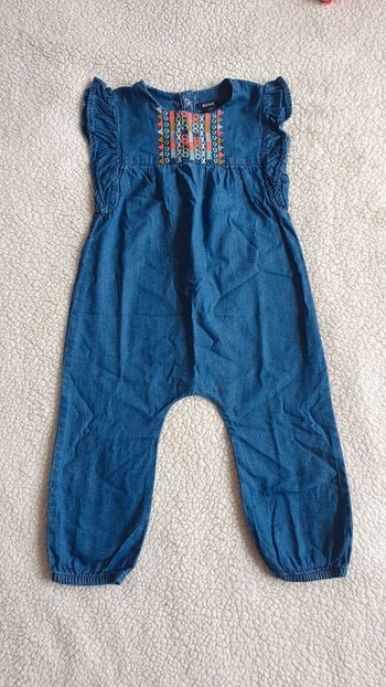 Combinaison jean souple Kiabi 24 mois