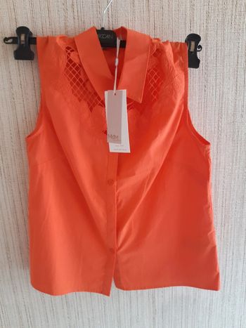 Md'M top débardeur chemise T.38 neuve