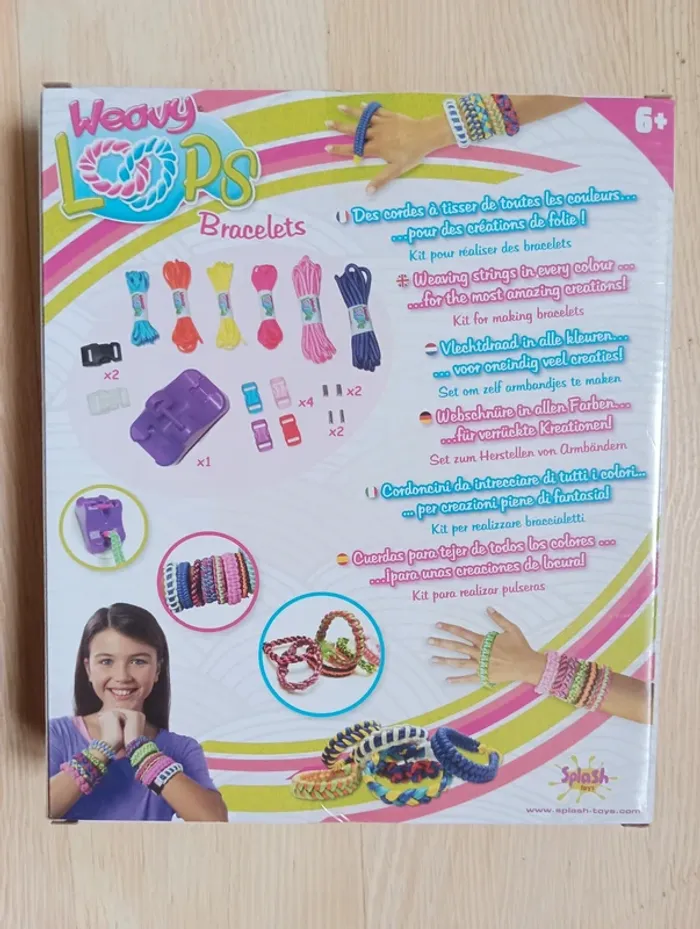 Kit pour réaliser des bracelets Weavy Loops Neuf - photo numéro 2
