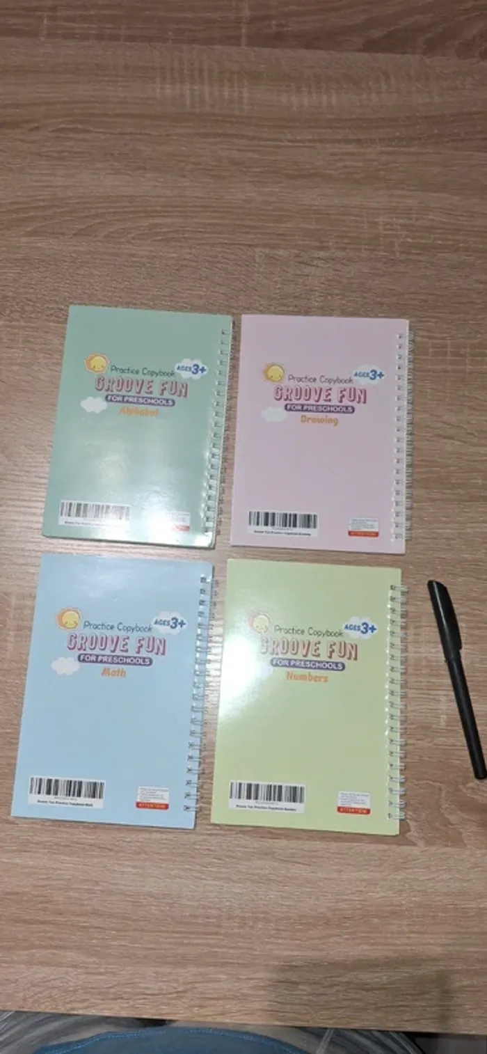 🌟 Ensemble de 4 Cahiers d'Exercices "Groove Fun" pour Enfants 🌟 - photo numéro 4