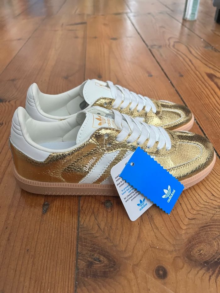 Adidas Samba OG doré - photo numéro 3