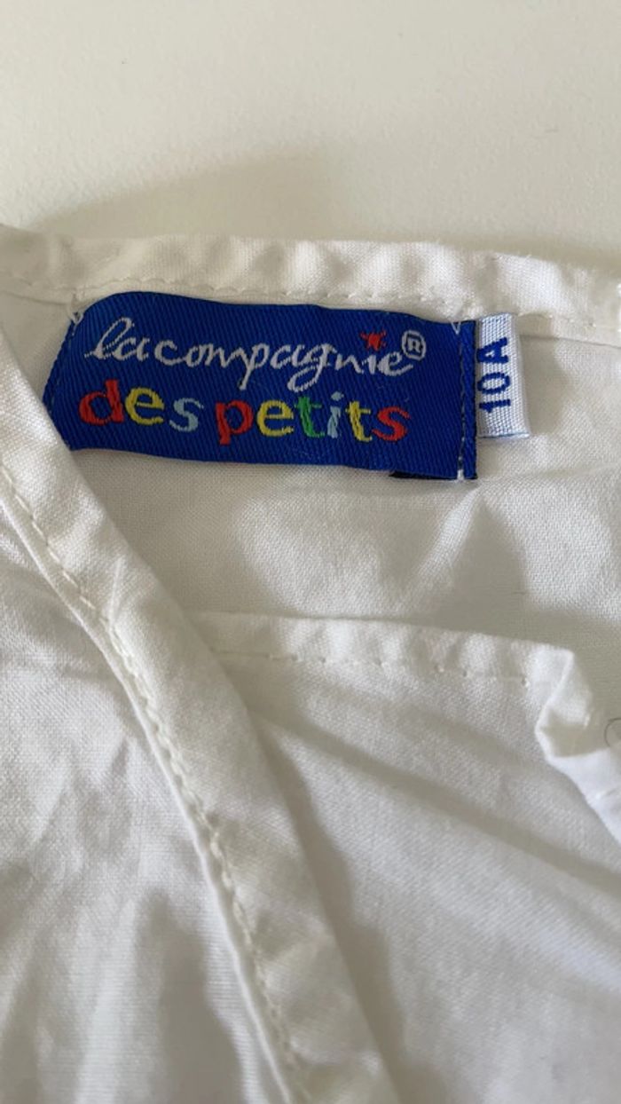 La. L’imagine des petits chemisette blanche MC 10ans - photo numéro 2