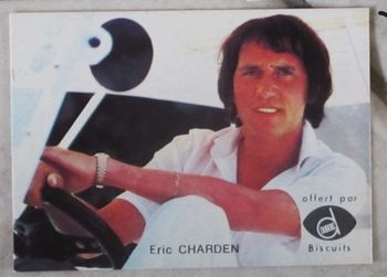 Carte de collection Eric Charden 7 x 5 cm