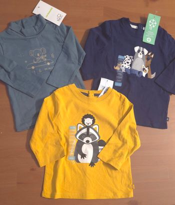 (Neufs non portés) 🏷💙😍🥰 teeshirts ml 6 mois garçon 😍🥰💙