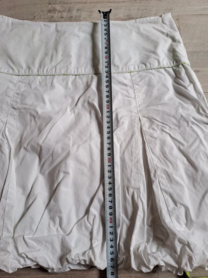 Jupe blanche cache cache taille 40 - photo numéro 4