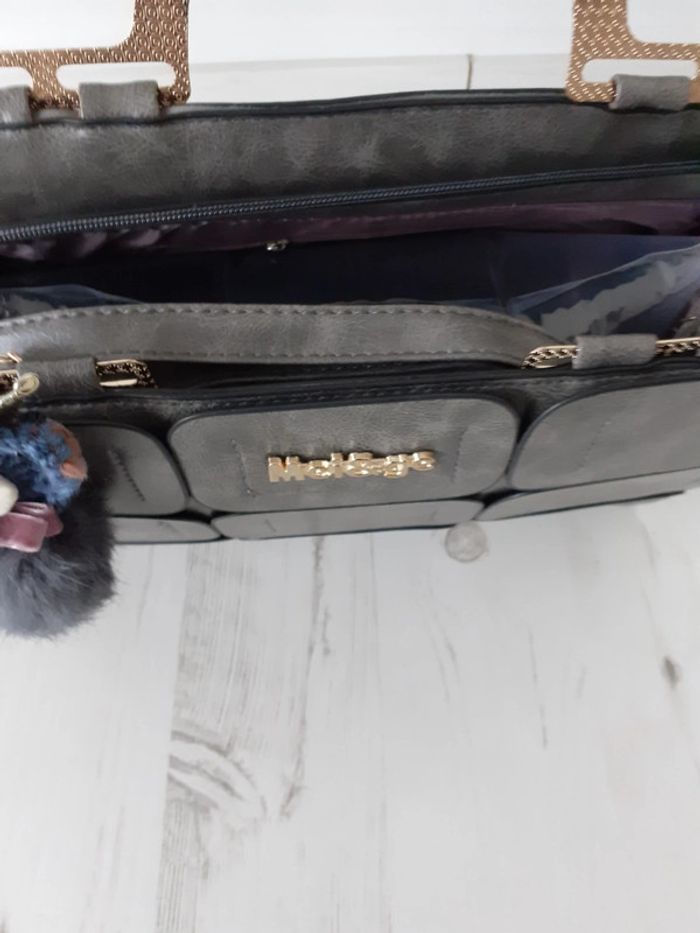 Sac à main femme gris Mei&ge NEUF - photo numéro 3