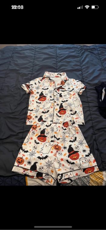 Pyjama enfant Halloween taille 14 ans