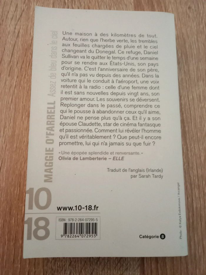 Maggie O'Farrell 🪅 Assez de bleu dans le ciel - photo numéro 2