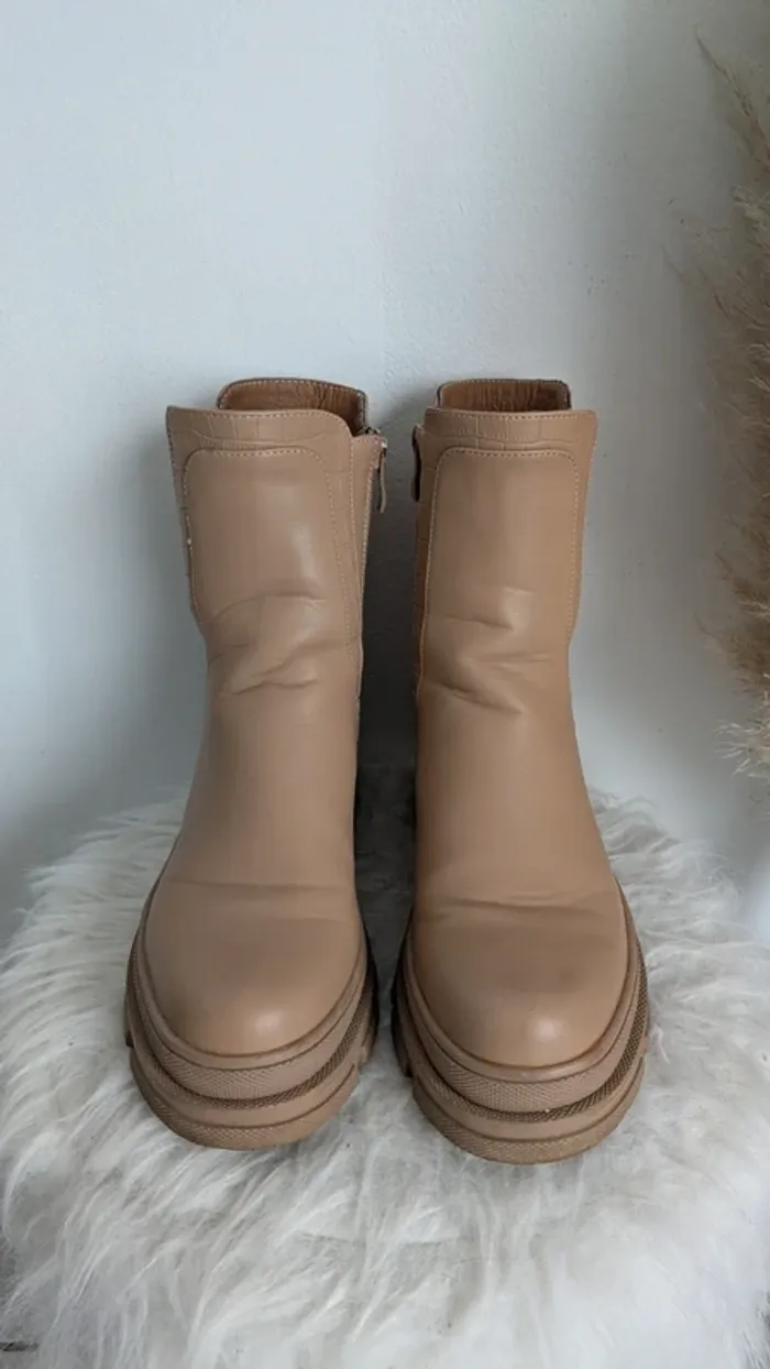 Bottines camel - photo numéro 4